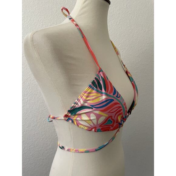 Kenny Flowers Swim Bikini Top Colombia Print Multicolor Swimwear - Picture 3 of 5
